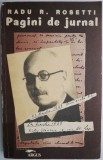 Pagini de jurnal &ndash; Radu R. Rosetti
