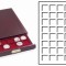 Cutie de lux Leuchtturm Lignum pentru 20 monede de pana la 50 mm