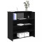 vidaXL Birou de recepție Stejar negru 100x50x103,5 cm Lemn prelucrat 3324161