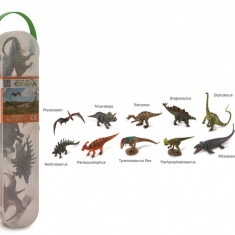 Cutie cu 10 minifigurine dinozauri set 1