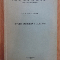 Istoria moderna a Albaniei Nicolae Ciachir dedicatie