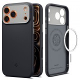 Husa MagSafe pentru Apple iPhone 17 Pro Max, Spigen, Caseology Nano Pop, Neagra