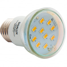 Bec LED Sigalux de 280 lumeni, spot, E27, 3.8W, 20.000 ore, lumina calda, 28978 foto