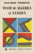 Teste de algebra si analiza (Toderita) foto