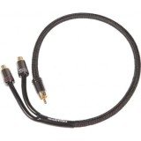 Cablu YR-RCA de &icirc;nalta calitate (pereche) de 300 mm (2x F si 1x conector M) cu SNAKE SKIN Audio System CarStore Technology