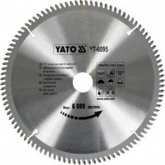 Panza fierastrau circular pentru Aluminiu, Yato YT-6095, 250x100Tx30x3mm