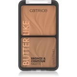 Catrice Butter Like Bronze &amp; Contour Patela pentru conturul fetei cu efect autobronzant culoare 010 Born To Shape 9 g