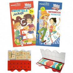 Set joc educativ Luk Matematica/limba romana Editura Kreativ, 12 jetoane, 7 ani+