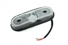 Lampa remorca laterala LED 24V Culoare: alba Cod: GN23 / L1031113 foto