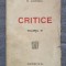 E. Lovinescu - Critice vol. 3 (edi&Aring;&pound;ia a II-a, 1920)