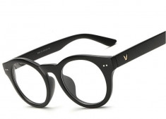 Rame ochelari Unisex stil Moscot Johnny Depp Negru Mat - Idei Cadouri foto