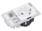 Placă frontală PHOENIX CONTACT CAT6A 8 poziții, cod 1054542