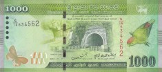 Bancnota Sri Lanka 1.000 Rupii 2010 - P127a UNC