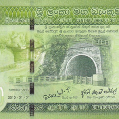 Bancnota Sri Lanka 1.000 Rupii 2010 - P127a UNC