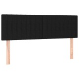 Cumpara ieftin Tablii de pat, negru, 144x5x78/88 cm, textil