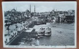 Carte postala, circulata, Istanbul Pont de Galata, 1939
