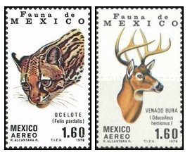 Mexic 1978 - Fauna, animale, serie neuzata foto
