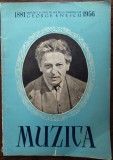 Cumpara ieftin REVISTA MUZICA NR. 8/1956:NUMAR INCHINAT LUI GEORGE ENESCU(St.Niculescu/Ciomac+)