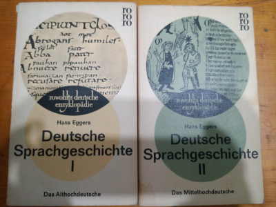 Deutsche sprachgeschichte I-II-Hans Eggers foto