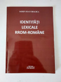 Identitati lexicale rrom-romane - Sorin Ioan Boldea, Editura Semne, 72 pag