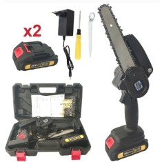 Drujba cu acumulator, German Meister, Lama + lant 6 ", 36 V, 5 Ah