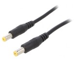 Cablu Alimentare DC 5.5/2.1 Negru 2x0.35mm&sup2;