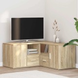 vidaXL Dulap de colț, stejar sonoma, 160x40x45 cm, lemn prelucrat 3307821