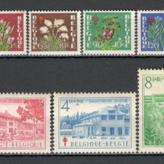 Belgia.1950 Campanie impotriva tuberculozei-Flori si sanatorii MB.47