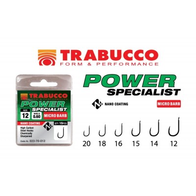CARLIGE TRABUCCO POWER SPECIALIST MICRO BARB 15buc/plic Nr.12 foto
