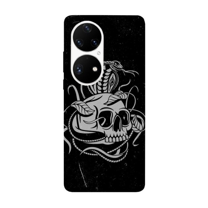 Husa compatibila cu Huawei Nova Y70 model Mortal snake, Silicon, TPU, Viceversa