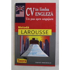 CV IN LIMBA ENGLEZA - UN PAS SPRE ANGAJARE de ROLAND MARIE - CLAUDE si MAST - GRAND MARTHA , 2000