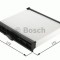 Filtru polen / aer habitaclu KIA PICANTO (BA) (2004 - 2011) BOSCH 1 987 432 164