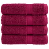 VidaXL Prosoape de baie premium SOLUND 4 buc 100x150cm 600gsm
