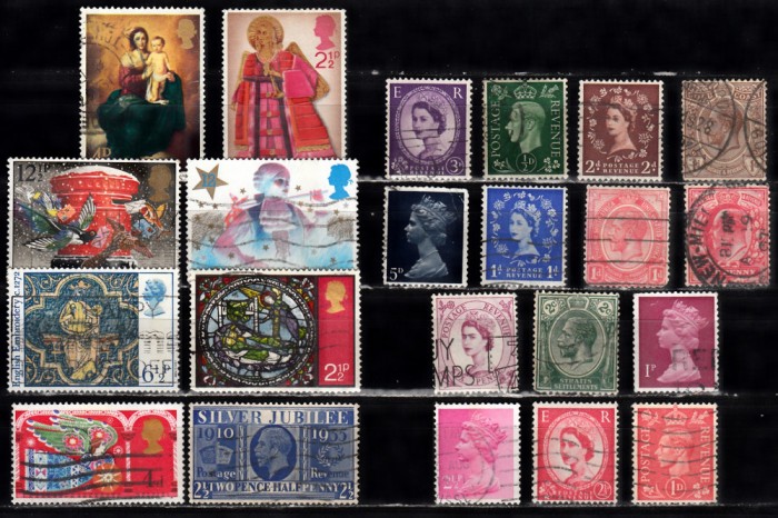 A7 T1 9 - Timbre foarte vechi - Anglia - Marea Britanie si colonii