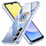 Husa antisoc pentru samsung galaxy a15 - airbag magsafe, 4 col&Egrave;uri ranforsate - evil eye sun