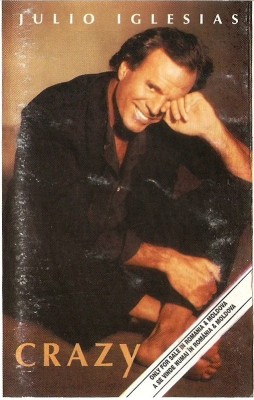 Casetă audio Julio Iglesias &amp;lrm;&amp;ndash; Crazy, originală foto