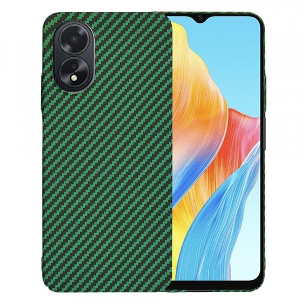 Husa pentru Oppo A18 / A38, Techsuit, Carbonite FiberShell, Verde