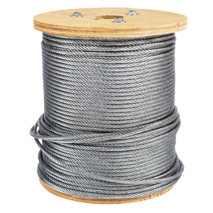 Tambur cablu otel zincat Micul Fermier, diametru 3mm, lungime 100m FarmGarden AgroTrade