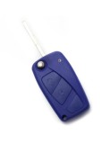 Carcasa cheie tip briceag, 2 butoane pentru Fiat albastru