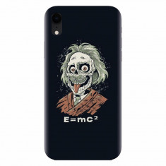 Husa silicon pentru Apple Iphone XR, Albert Einstein Caricature