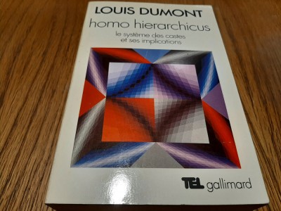 HOMO HIERARCHICUS Les Systeme des Castes et ses Implications - Louis Dumont foto