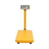 Cantar electronic de podea 350kg tip platforma 500x400mm cu brat pliabil, afisaj LCD