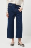 Medicine blugi din bumbac culoarea albastru marin
