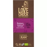 Ciocolata raw vegana cu afine si seminte de canepa fara gluten, eco