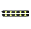 Set 2 bare cu LED, aluminiu, 12V, alb rece - 153907