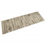 Cumpara ieftin Covor de bucătărie lavabil, model gard, 60x180 cm, catifea