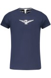Cumpara ieftin Esercito Tricou barbati, cu imprimeu pe centru, Regular fit, Bleumarin, S