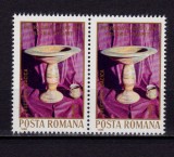 ✅ RO 1980 LP 1009 &quot; 2000 de ani cetatea dacica Petrodava &quot;, serie pereche H ,MNH