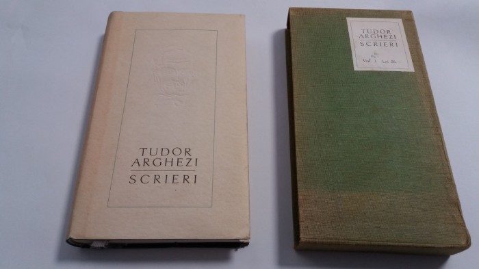 TUDOR ARGHEZI - SCRIERI vol. 3 CARTONATA CU ETUI DE PASTRARE RF2