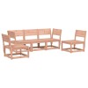 Set mobilier de gradina cu perne, 5 piese, lemn masiv douglas